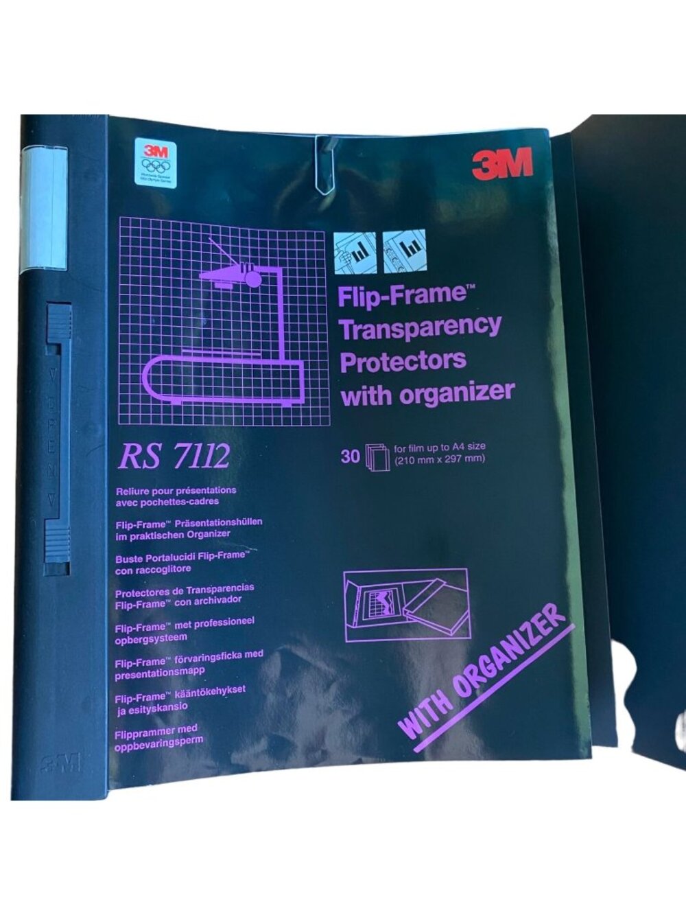 3M flip Frame Transparency Protectors Organizer RS 7112 Business Presentation